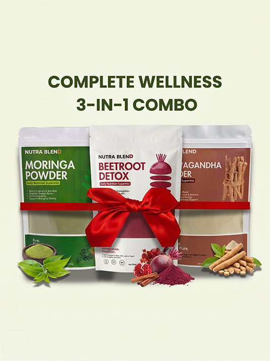 Ashwagandha + Moringa + Beetroot 3-in-1 COMBO